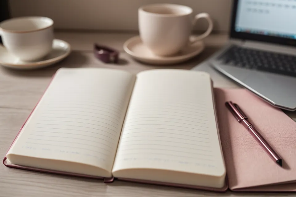 Mano escribiendo en un cuaderno una reflexión sobre comunicación asertiva y el manejo de objeciones de clientes