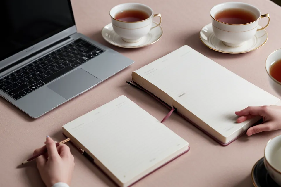 Libretas de bolsillo usadas como diario de comunicación para practicar la fluidez verbal en el trabajo